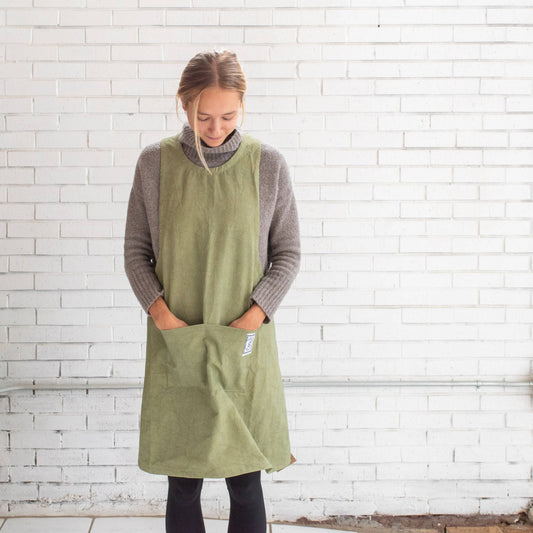 Crossover Apron : Stone | Forai