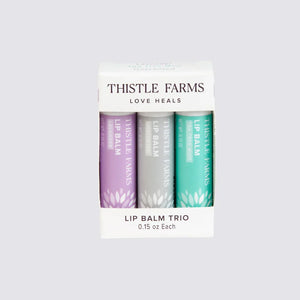Lip Balm Trio Set | Lavender, Tea Tree Mint, Unscented Lip Balm Trio Set | Lavender, Tea Tree Mint, Unscented