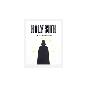 Greeting Card with 'HOLY SITH IT'S YOUR BIRTHDAY!' Recycled Paper. Handmade. Fair Trade Greeting Card with 'HOLY SITH IT'S YOUR BIRTHDAY!' Recycled Paper. Handmade. Fair Trade