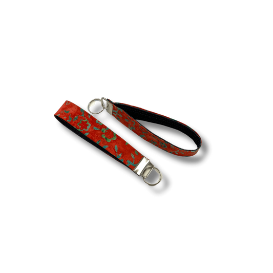 Various Handmade Upcycled Cotton Key Fobs - Forai