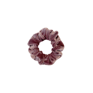 scrunchie in plum velvet scrunchie in plum velvet