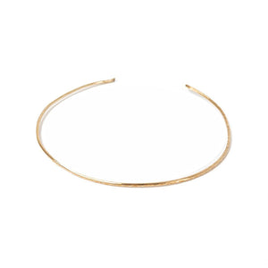 Lana Hammered Brass Collar Necklace - Forai Lana Hammered Brass Collar Necklace - Forai