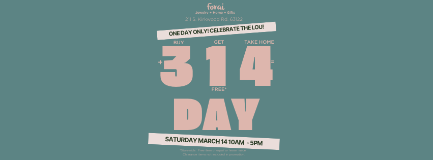 Celebrate 314 Day and SAVE at Forai in Kirkwood!