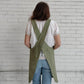 Crossover Apron : Stone