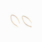 Qasioun Mini-Threader Earrings in 14k Gold Filled. Minimalist.