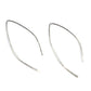 Qasioun Minimalist Threader Earrings in Sterling Silver - Forai