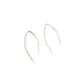 Qasioun Mini-Threader Earrings in Sterling Silver - Forai