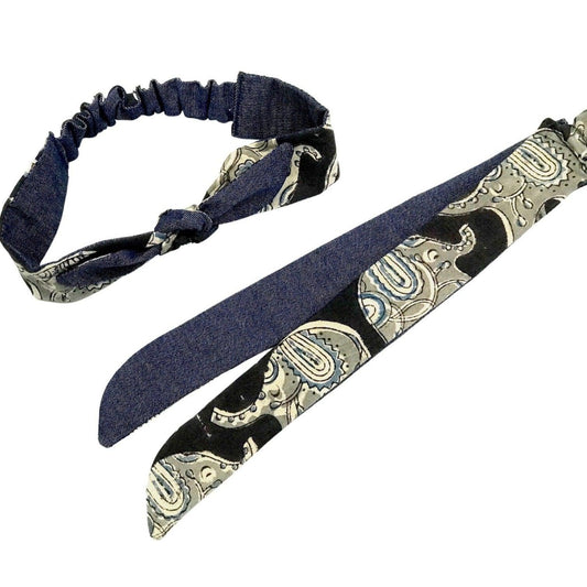 Kazuri Adult Reversible Tie Headbands - Forai