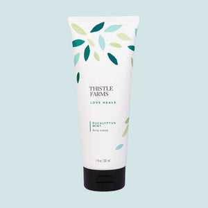 Thistle Farms Eucalyptus Mint body lotion 