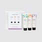 Thistle Farms body lotion trio with Eucalyptus Mint, Grapefruit Jasmine and Lavender. 