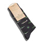 Dark gray crew sock with green fish pattern and packaging that says socks that protect national parks on a white background