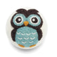Blue Owl dryer ball made with 100% organic wool. Fair Trade.
