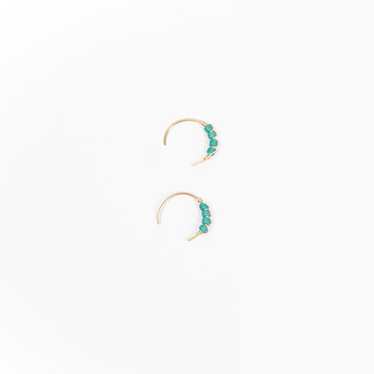 Moab Western Beaded Earrings in 14k Gold Filled