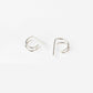 Journey of Hope Huggie Earrings in Sterling Silver