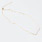 Elizabeth Paperclip Chain Necklace in Gold