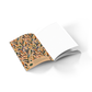 Golden Floral Classic Layflat Journal Notebook with 144 lined pages by Denik. Support schools with your purchase.