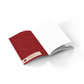 Navy mushroom lay flat journal notebook that supports schools made by Denik.