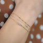 Mingle Mixed Metal Bracelet | 14k Gold Filled | Classic