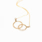 Zomi Circles of Unity Necklace in Gold