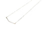 Esther Chevron Pendant Necklace in Sterling Silver