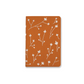 Layflat embroidered floral journal notebook that supports schools. 