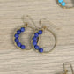Olivia Beaded Earring in Blue Lapis Lazuli | 14k Gold Filled