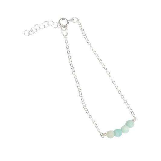 Jordan Amazonite Bracelet in Sterling Silver