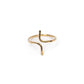Shanta Hand-hammered Brass Ring - Forai